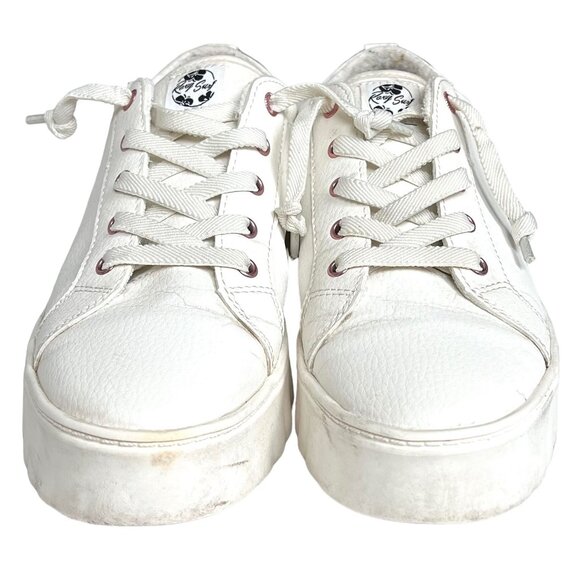 Roxy Womens White Platform Sheilahh Sneakers Shoes Size 8.5 Synthetic Upper VGUC - Picture 3 of 11